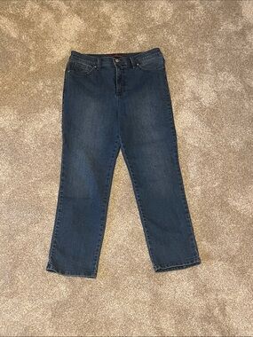 Classic High-Rise Women’s Jeans in Dark Blue